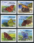 Alderney 313-318, 318a sheet