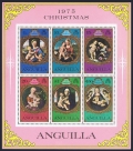 Anguilla 223-228, 228a sheet