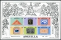 Anguilla 349-354, 354a sheet