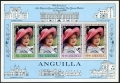 Anguilla 394-397, 397a sheet