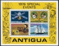 Antigua 453-458, 458a sheet