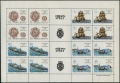 Argentina 1705-1708 sheet/labels