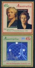 Australia 1340-1341a pair