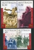 Australia 1835-1838a 2 pairs, 1838b sheet