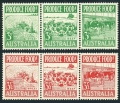 Australia 250-255a strips