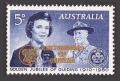 Australia 335 gold overprint