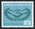 Australia 392 plate block/4