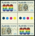 Australia 830-831a gutter block