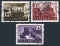 Austria 385-387 used