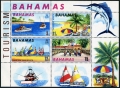 Bahamas 290-293, 293a sheet