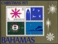 Bahamas 331-334, 334a sheet