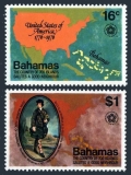 Bahamas 392-393, 393a sheet mlh
