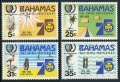 Bahamas 572-575, 575a sheet