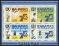 Bahamas 572-575, 575a sheet