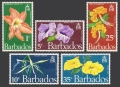 Barbados 348-352, 352a sheet