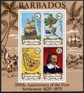 Barbados 431a sheet
