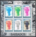 Barbados 532-533 af sheets