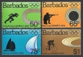 Barbados 623-626, 626a sheet