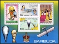 Barbuda 374-377, 377a sheet