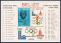 Belize 555-560, 561-562 ab sheets