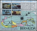 Bermuda 329-332, 332a sheet