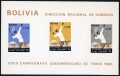 Bolivia 514a, C294a, Mi Bl.22-23