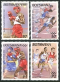 Botswana 536-539, 539a sheet