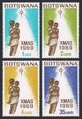 Botswana 54-57, 57a sheet