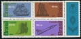 Brazil 1272-1275a block/label