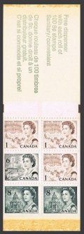 Canada 544a x10 booklets