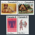 Canada 566-569a pairs