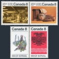 Canada 570-573a pairs