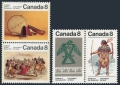 Canada 574-577a pairs