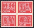 Canada 644-647a block mlh