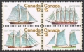 Canada 744-747a block