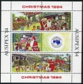 Christmas Island 161 ac/3 labels sheet