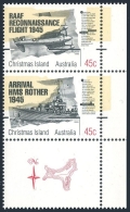 Christmas Island  373 ab-label pair