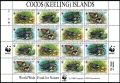 Cocos Islands 262 sheet of 4 ad strips
