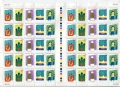Cocos Islands 326 sheet of 10 ae strips