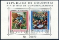 Colombia 722-723, C387, C388 ab