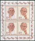 Cook Islands 1401 sheet of 2 ab pairs