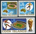 Cook Islands 403-405, 405a sheet
