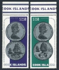 Cook Islands 406-407, 407a sheet