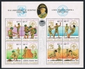 Cook Islands  705-708 ab pairs, 709 ad sheet