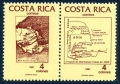 Costa Rica 393-394a pair