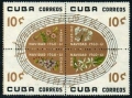 Cuba 659-662a block mlh