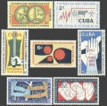 Cuba 663-665, C215-C218 mlh