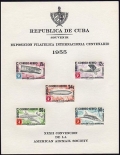 Cuba C122-C126, C126a sheet