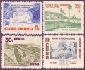Cuba 566-569, C153-C155, E22 hinged
