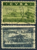 Cuba 387-391, C36-C37 used